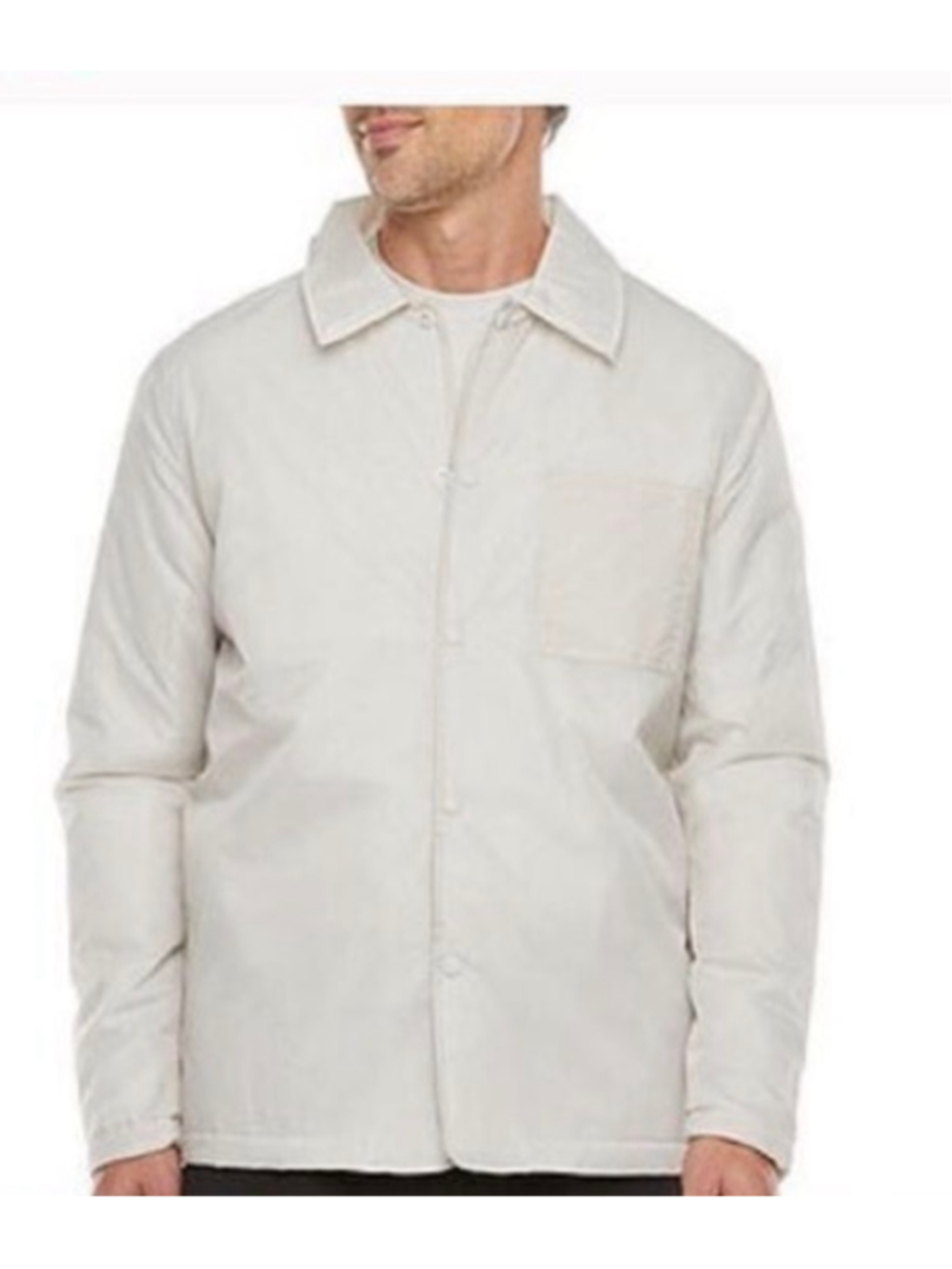 NEW Mens Stylus Lightweight Jacket Gray Mist L